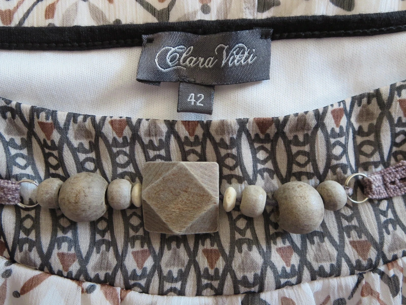 Robe d’été bohème chic Clara Vitti – Taille 42 – Excellent état – photo 3